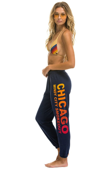 WINDY CITY SMOKEOUT 2024 UNISEX SWEATPANTS - NAVY Women's Sweatpants Aviator Nation