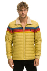 4 STRIPE JACKET - KHAKI Men's Outerwear Aviator Nation