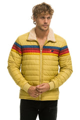 4 STRIPE JACKET - KHAKI Men's Outerwear Aviator Nation
