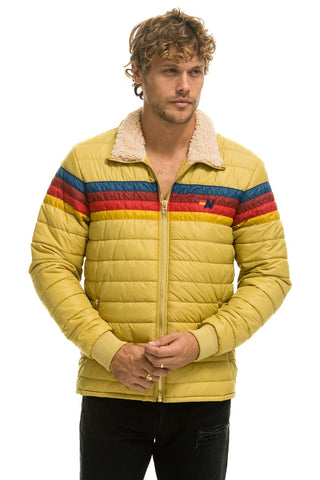 4 STRIPE JACKET - KHAKI Men's Outerwear Aviator Nation
