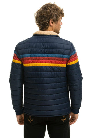 4 STRIPE JACKET - NAVY Men's Outerwear Aviator Nation