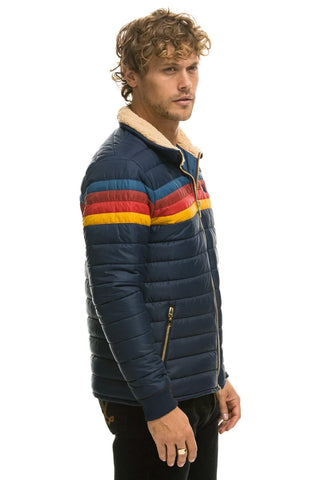 4 STRIPE JACKET - NAVY Men's Outerwear Aviator Nation