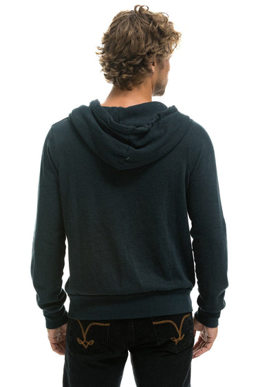 5 STRIPE HOODIE - CHARCOAL // BLUE Hoodie Aviator Nation