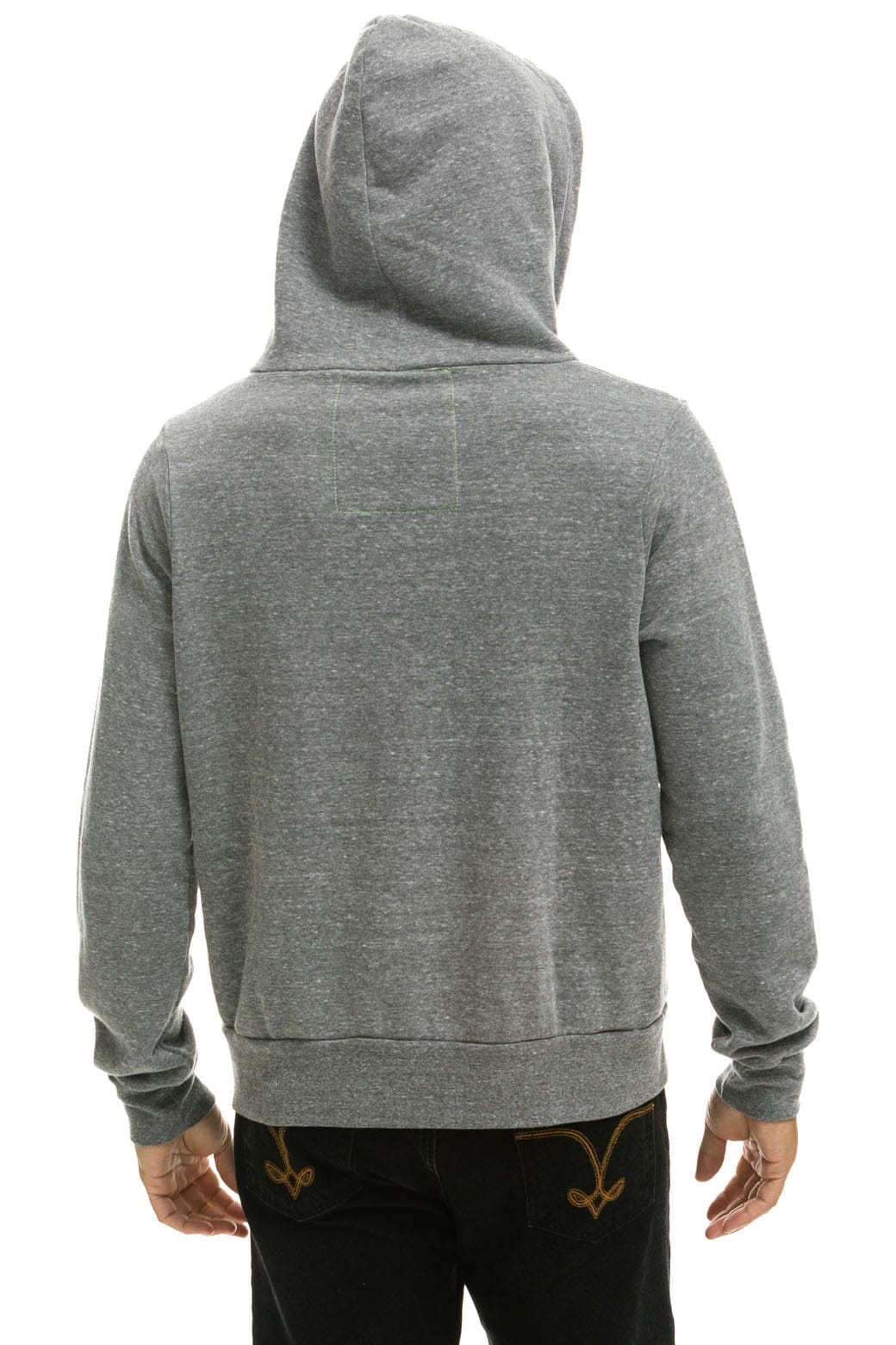 5 STRIPE HOODIE - HEATHER GREY // GREY Hoodie Aviator Nation