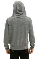 5 STRIPE HOODIE - HEATHER GREY Hoodie Aviator Nation