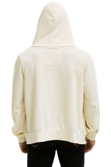 5 STRIPE HOODIE - VINTAGE WHITE // GREY Hoodie Aviator Nation
