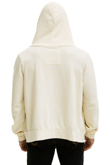5 STRIPE HOODIE - VINTAGE WHITE // GREY Hoodie Aviator Nation