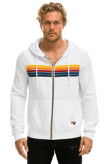 5 STRIPE HOODIE - WHITE Hoodie Aviator Nation