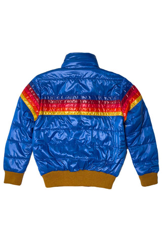 5 STRIPE KIDS TRAVELER JACKET - SNORKEL BLUE Kid's Outerwear Aviator Nation