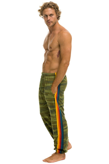 5 STRIPE SWEATPANTS - CAMO Mens Sweatpants Aviator Nation