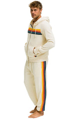 5 STRIPE SWEATPANTS - VINTAGE WHITE Men's Sweatpants Aviator Nation