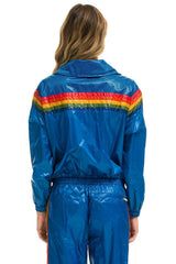 5 STRIPE WINDBREAKER - SNORKEL BLUE Women's Windbreaker Aviator Nation