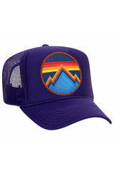 ALL SEASONS CIRCLE TRUCKER HAT HATS Aviator Nation PURPLE