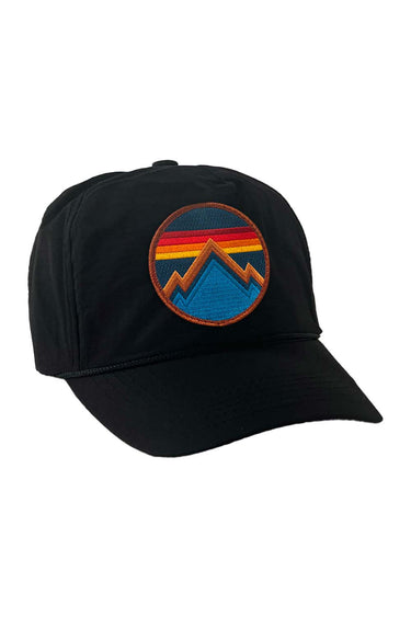 ALL SEASONS - VINTAGE NYLON TRUCKER HAT HATS Aviator Nation BLACK