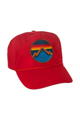 ALL SEASONS - VINTAGE NYLON TRUCKER HAT HATS Aviator Nation RED