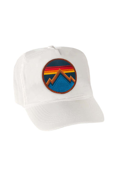 ALL SEASONS - VINTAGE NYLON TRUCKER HAT HATS Aviator Nation WHITE