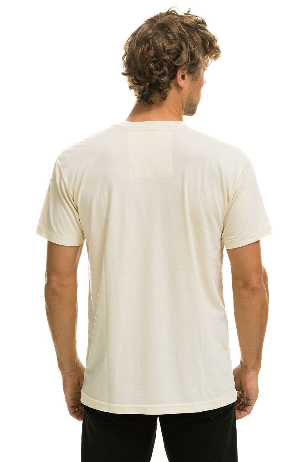 AVIATOR NATION ASPEN CREW TEE SHIRT - VINTAGE WHITE Tees Aviator Nation