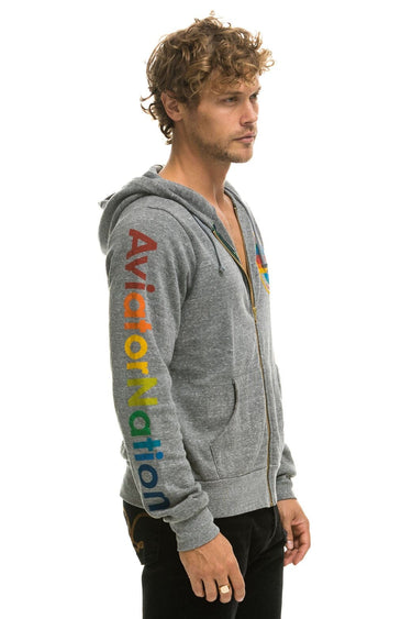 AVIATOR NATION ASPEN HOODIE - HEATHER GREY Hoodie Aviator Nation