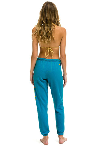 AVIATOR NATION ASPEN SWEATPANTS - TEAL Women's Sweatpants Aviator Nation