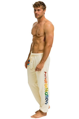 AVIATOR NATION ASPEN SWEATPANTS - VINTAGE WHITE Men's Sweatpants Aviator Nation