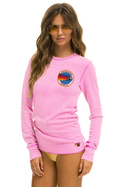 AVIATOR NATION ASPEN THERMAL - NEON PINK Thermal Aviator Nation