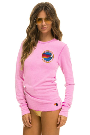 AVIATOR NATION ASPEN THERMAL - NEON PINK