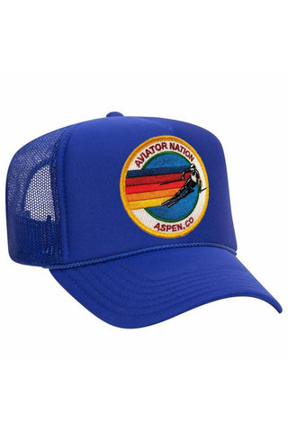 AVIATOR NATION ASPEN TRUCKER HAT HATS Aviator Nation OS ROYAL
