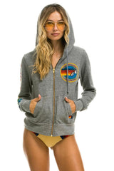 AVIATOR NATION AUSTIN HOODIE - HEATHER GREY Hoodie Aviator Nation
