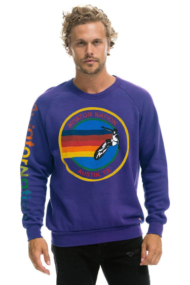 AVIATOR NATION AUSTIN SWEATSHIRT - PURPLE Sweatshirt Aviator Nation