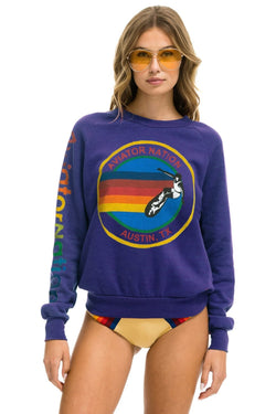 AVIATOR NATION AUSTIN SWEATSHIRT - PURPLE Sweatshirt Aviator Nation