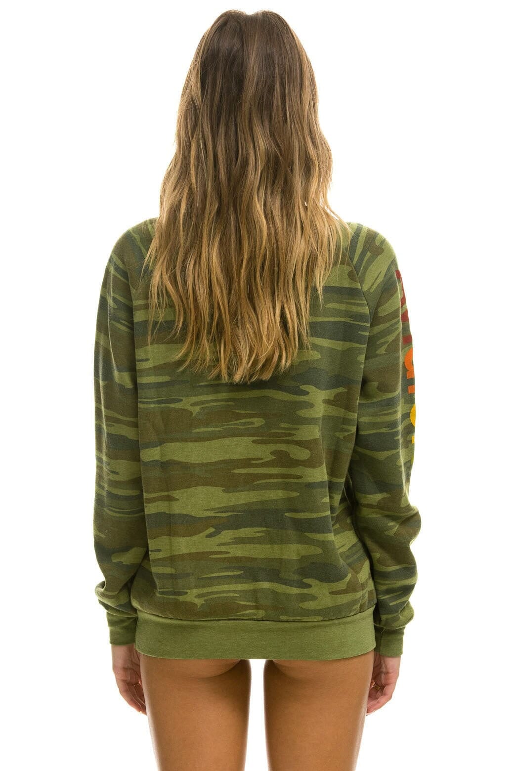 AVIATOR NATION BU - CREW SWEATSHIRT CAMO Sweatshirt Aviator Nation