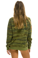 AVIATOR NATION CREW SWEATSHIRT - CAMO Sweatshirt Aviator Nation