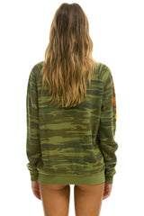 AVIATOR NATION HAMPTONS CREW SWEATSHIRT - CAMO Sweatshirt Aviator Nation