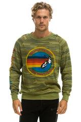 AVIATOR NATION HAMPTONS CREW SWEATSHIRT - CAMO Sweatshirt Aviator Nation