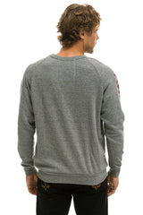 AVIATOR NATION HAMPTONS CREW SWEATSHIRT - HEATHER Sweatshirt Aviator Nation
