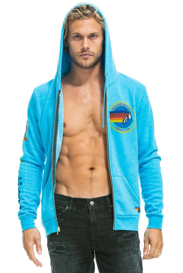 AVIATOR NATION HOODIE - NEON BLUE Hoodie Aviator Nation