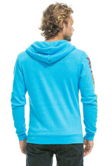 AVIATOR NATION HOODIE - NEON BLUE Hoodie Aviator Nation