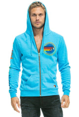 AVIATOR NATION HOODIE - NEON BLUE Hoodie Aviator Nation