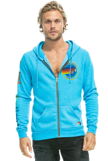 AVIATOR NATION HOODIE - NEON BLUE Hoodie Aviator Nation