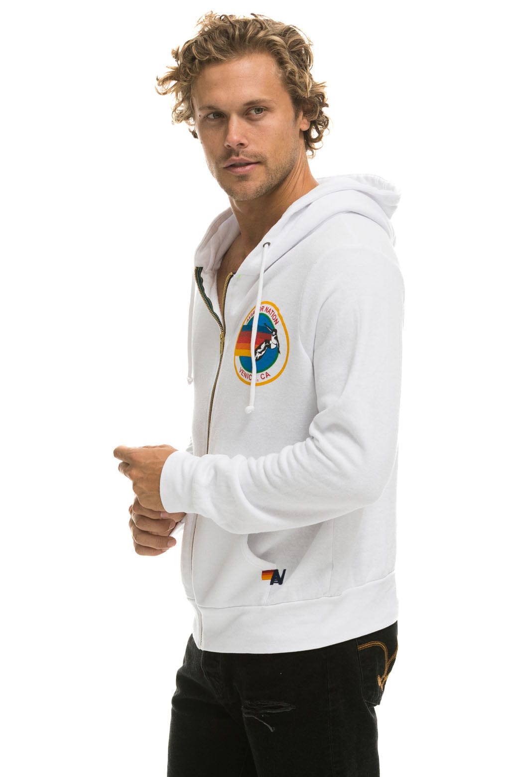 AVIATOR NATION HOODIE - WHITE Hoodie Aviator Nation