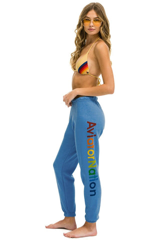 AVIATOR NATION LA JOLLA SWEATPANTS - COBALT Women's Sweatpants Aviator Nation