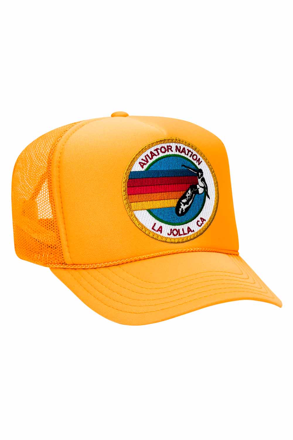 AVIATOR NATION LA JOLLA TRUCKER HAT HATS Aviator Nation OS GOLD
