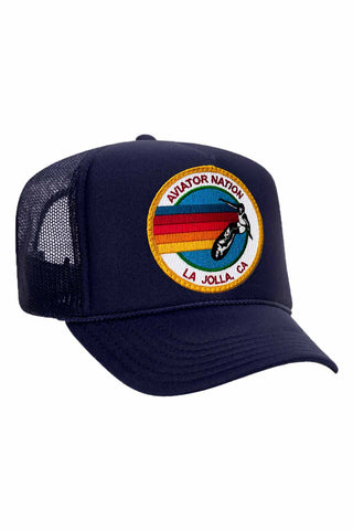 AVIATOR NATION LA JOLLA TRUCKER HAT HATS Aviator Nation OS NAVY