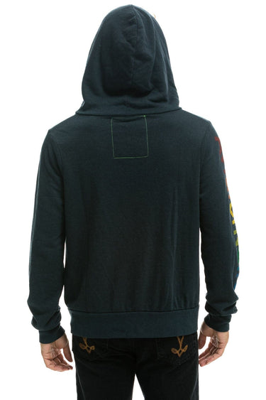AVIATOR NATION LA JOLLA ZIP HOODIE - CHARCOAL Hoodie Aviator Nation
