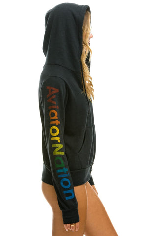 AVIATOR NATION MALIBU HOODIE - CHARCOAL Hoodie Aviator Nation