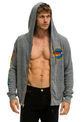 AVIATOR NATION MIAMI HOODIE - HEATHER GREY Hoodie Aviator Nation