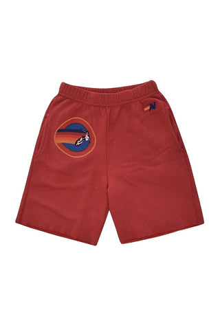 AVIATOR NATION KIDS SWEATSHORTS - RED Kids Shorts Aviator Nation