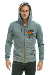 AVIATOR NATION NORTH SHORE HOODIE - HEATHER GREY Hoodie Aviator Nation
