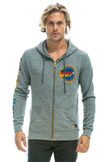 AVIATOR NATION NORTH SHORE HOODIE - HEATHER GREY Hoodie Aviator Nation
