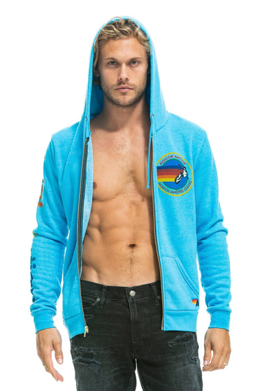 AVIATOR NATION NORTH SHORE HOODIE - NEON BLUE Hoodie Aviator Nation
